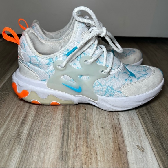 Nike React Presto Cracked CT6624-100 Youth Sneakers - Picture 4 of 10